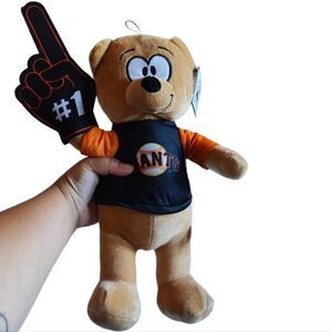 Good Stuff Giants Baseball Logo Teddy Bear Stuffed Animal